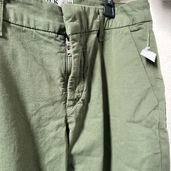 Frank & Eileen Wicklow Italian Performance Twill Pants Army Green NWT - Picture 2 of 6